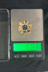 Gold Coated Lotus Stand In Pure Silver 6.83g