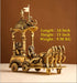 Brass Arjun Rath Statue 9.58kg