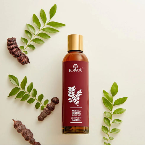 Prakriti Herbals Hairfall Control Ratanjot Curry Leaf Hair Oil