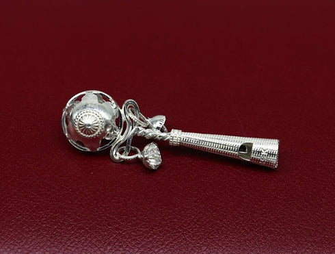 Pure Silver Toddler bell toy 12 grams