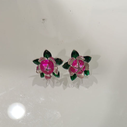 Pure Silver Pink Lotus Flowers 9g (Pack of 2)