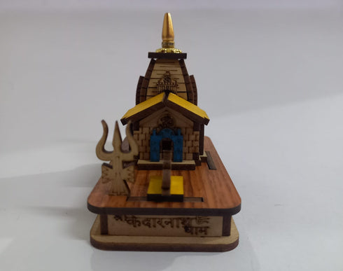 Kedarnath 3D Handcrafted Wooden Temple Model