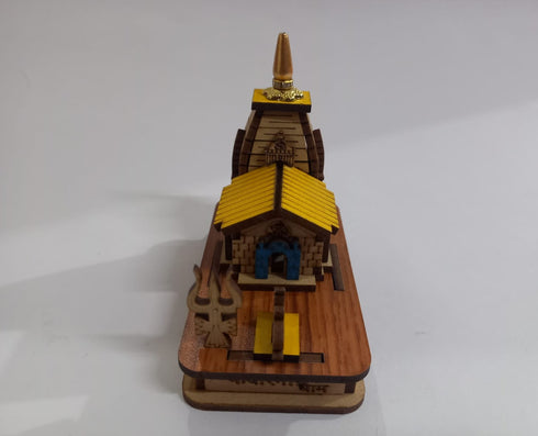 Kedarnath 3D Handcrafted Wooden Temple Model
