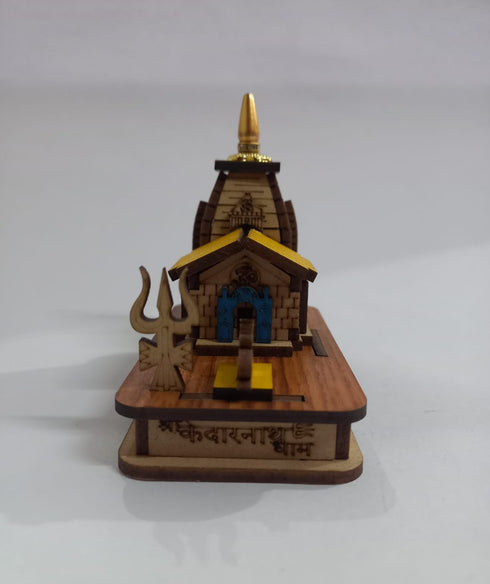 Kedarnath 3D Handcrafted Wooden Temple Model