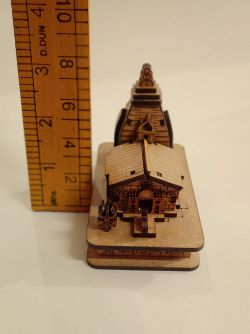 Kedarnath 3D Wooden Temple Model
