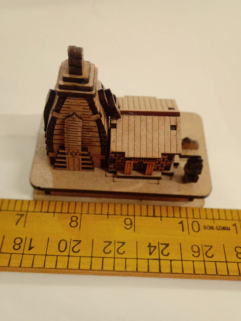 Kedarnath 3D Wooden Temple Model