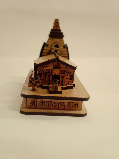 Kedarnath 3D Wooden Temple Model