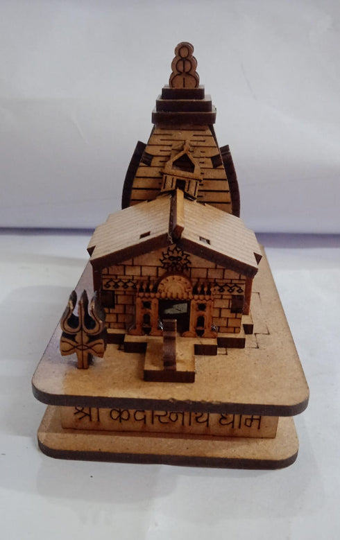 Kedarnath 3D Wooden Temple Model