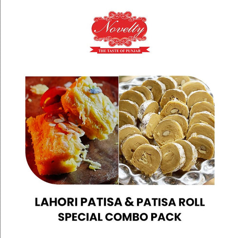 Novelty Sweets Amritsar Lahori Patisa & Patisa Roll Combo Pack