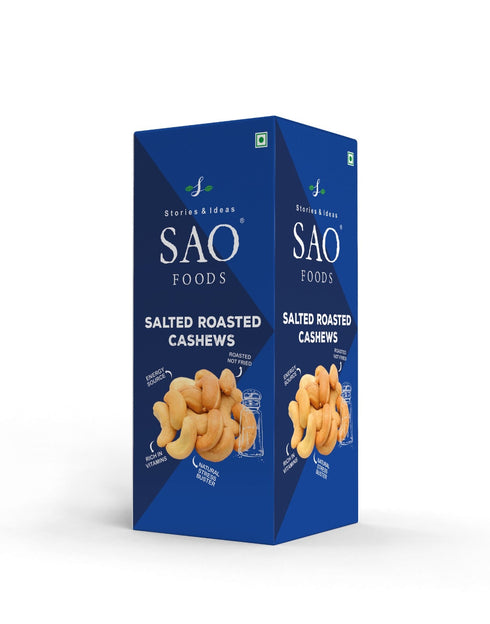 SAO Foods Salted & Roasted Cashews