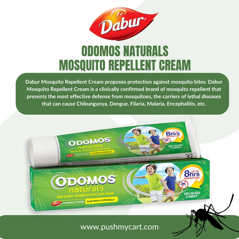 Dabur Odomos Naturals Mosquito Repellent Cream
