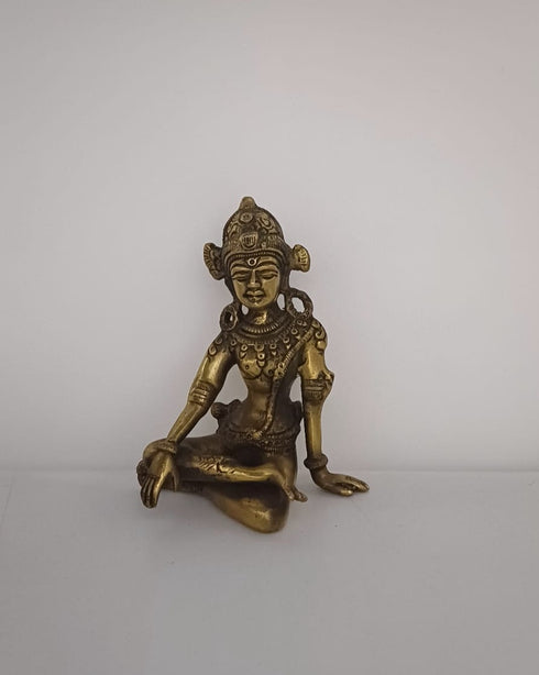 Brass Indra Dev Statue 0.76kg