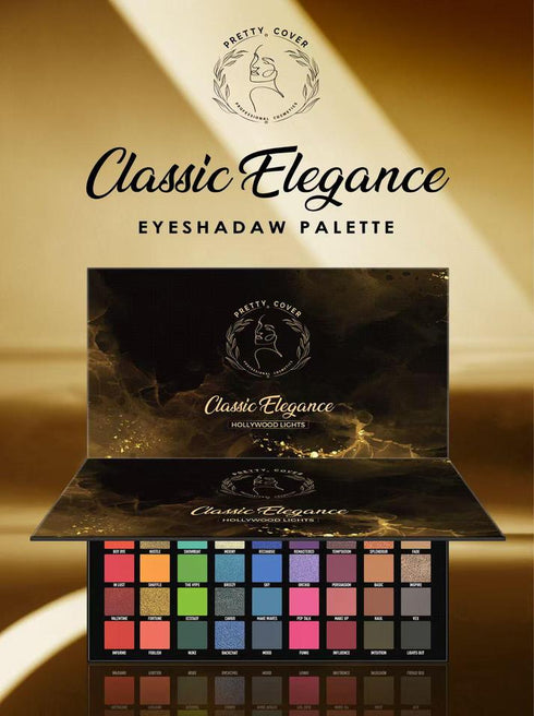 Pretty Cover 45 Colour Classic Elegance Eyeshadow Palette