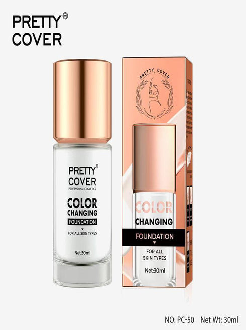 Pretty Cover Colour Changing Foundation