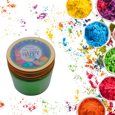 Natuur Organic Green colour Celebrate Holi