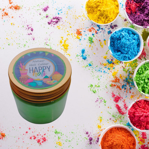 Natuur Organic Green colour Celebrate Holi