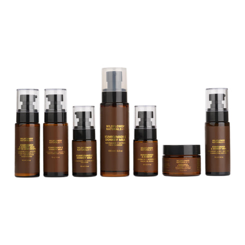 Wildflower Naturals Majestic Glow Ritual with Kumkumadi and Donkey Milk