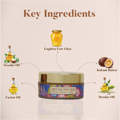 Ohria Ayurveda Amrit Ras Foot Balm