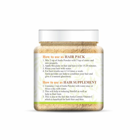 NatureVit Amla Powder Pure Indian Gooseberry for Eating & Wellness