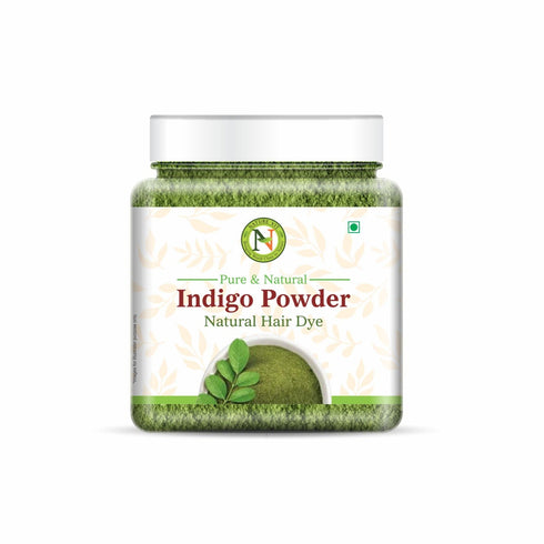 NatureVit Indigo Powder Natural Hair Dye for Healthy| Lustrous Hair