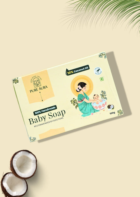 Pure Aura 10% Coconut Baby Soap