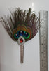 Pure Silver Mor Pankh Peacock Feather for Puja