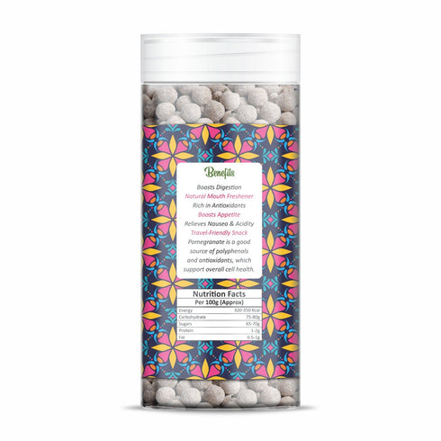 NatureVit Anardana Goli Digestive Mouth Freshener with Pomegranate & Spices