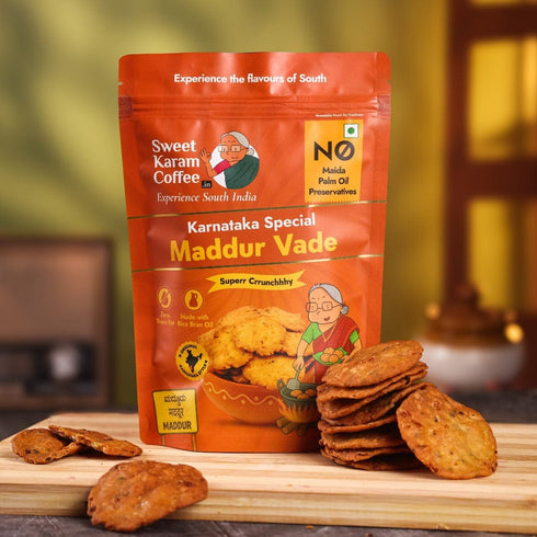 Sweet Karam Coffee Maddur Vade (Karnataka Special)