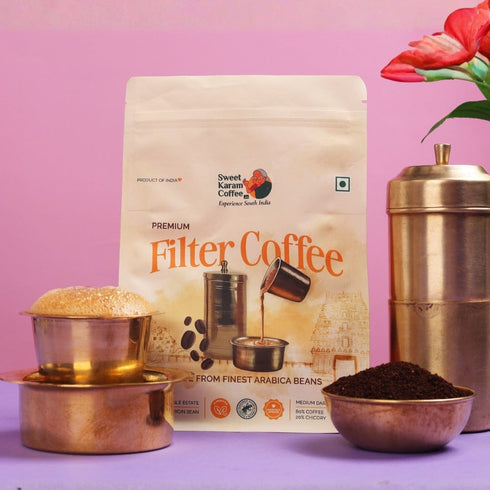 Sweet Karam Coffee South Indian Filter Coffee Combo