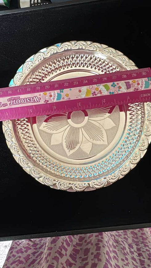 Pure Silver Design Plate
