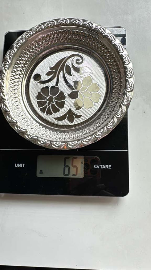 Pure Silver Design Plate