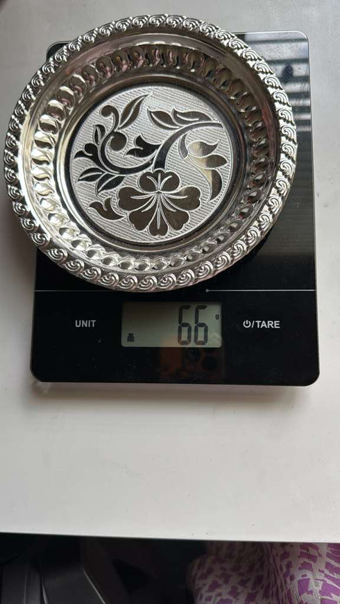 Pure Silver Design Plate