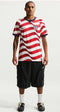 Nike Men Striped Dri-FIT Pockets T-Shirt
