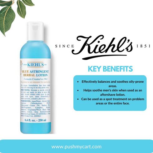 Kiehl's Blue Astringent Herbal Lotion