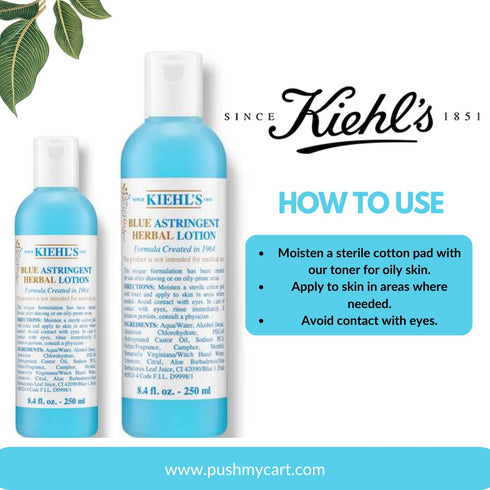 Kiehl's Blue Astringent Herbal Lotion