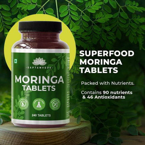 Saptamveda Organic Moringa Tablets