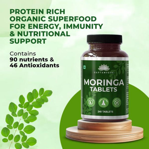 Saptamveda Organic Moringa Tablets