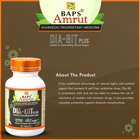 Baps Amrut Dia Bit Plus Tablets