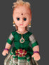 Diwali Barbie Doll in Treditional Langa Jacket for Diwali Doll Festivals