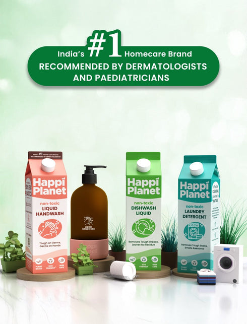 Happi Planet Mom's Bundle of Joy A Basket of Non Toxic Home Care Products