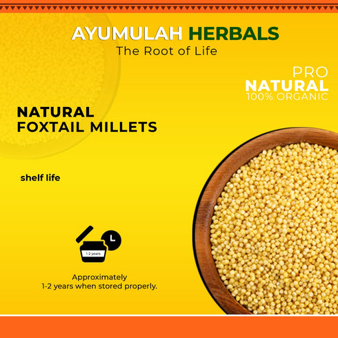 Ayumulya Foxtail Millets