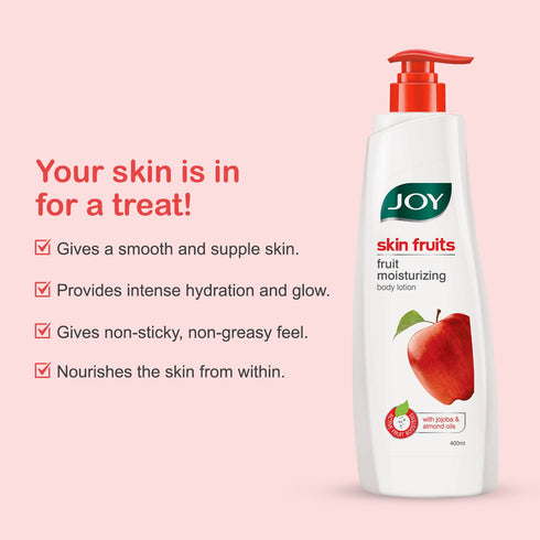 Joy Skin Fruits Apple Infused Fruit Moisturizing Body Lotion