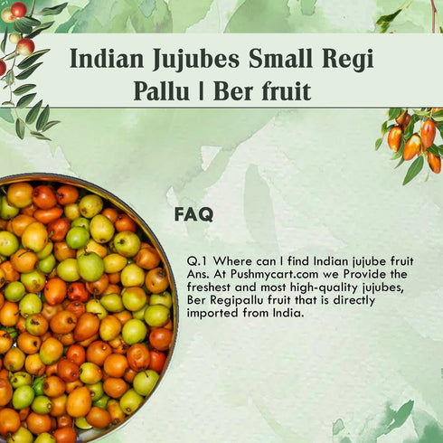 Indian Jujubes Small Regi Pallu | Ber Fruit 450g