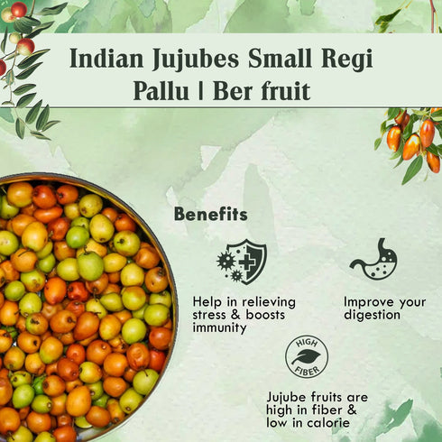 Indian Jujubes Small Regi Pallu | Ber Fruit 450g