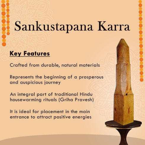 Sankusthapana Karra | Shanku Karra | 10 Inches