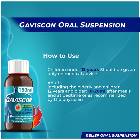 Gaviscon Oral Suspension 150ml
