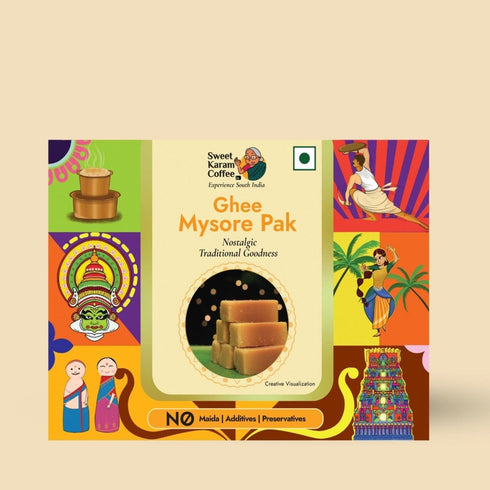 Sweet Karam Coffee FREE Ghee MysorePak