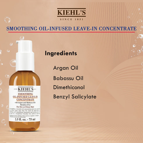 Kiehl's Smoothing Oil-Infused Leave-in Concentrate 75ml