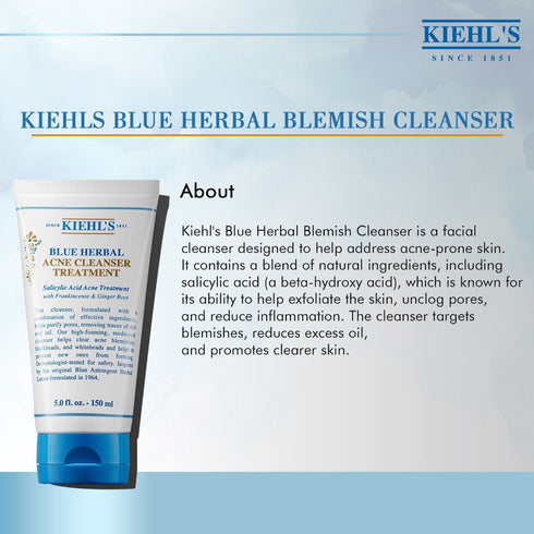 Kiehls Blue Herbal Blemish Cleanser