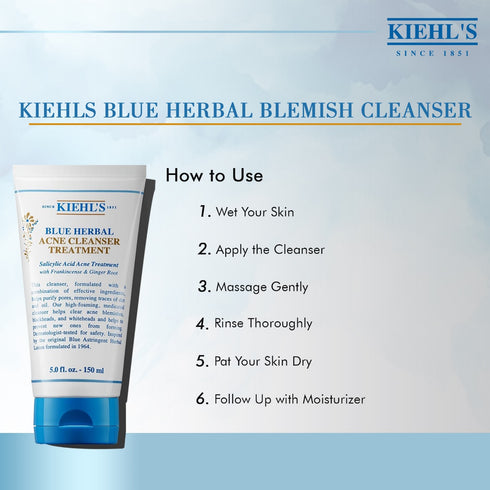 Kiehls Blue Herbal Blemish Cleanser